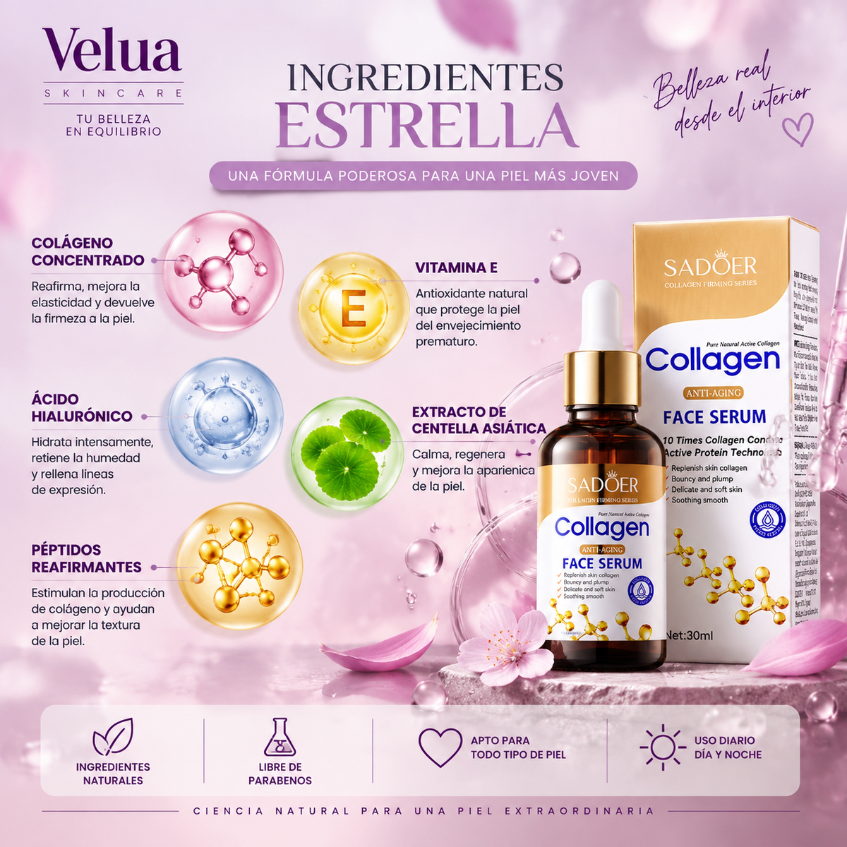 🌟 Serum de Colágeno - Piel con Aspecto Más Firme