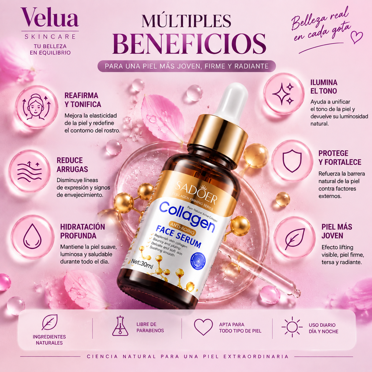 🌟 Serum de Colágeno - Piel con Aspecto Más Firme