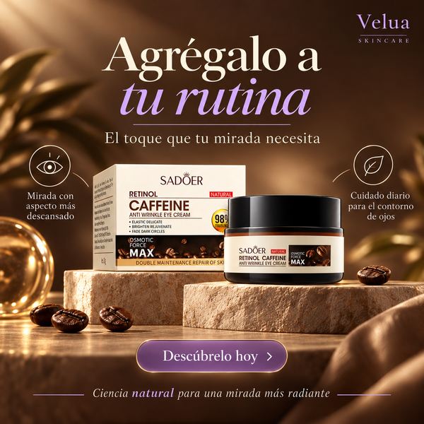 Crema Contorno De Ojos Retinol Y Cafeína