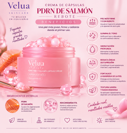 🍑 Crema de Cápsulas PDRN de Salmón - Rebote Coreano